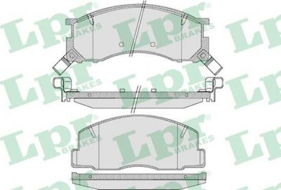 LPR 05P1126 Колодки тормозные дисковые TOYOTA LITEACE 85-95/REVIA 2.4 90-00 передние (449128220)