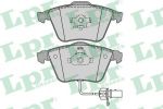 LPR 05P1239 Колодки тормозные передние AUDI A4 A6 A8 2.0-6.0 03- (4E0698151M)