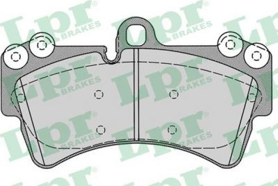 LPR 05P1257 Колодки тормозные передние AUDI Q7 VOLKSWAGEN TOUAREG PORSHE CAYENNE 02> R18 (7L0698151J)