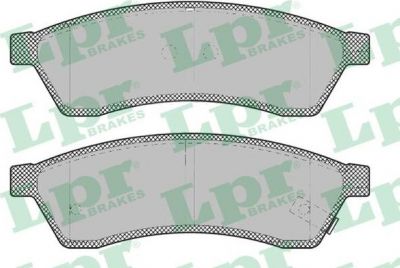 LPR 05P1320 Колодки тормозные дисковые CHEVROLET EPICA (KL1_), EVANDA (24746)