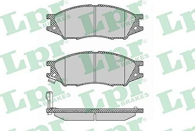 LPR 05P1346 Колодки тормозные дисковые NISSAN ALMERA CLASSIC 06- передние (4106095F0B)