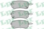 LPR 05P1411 Колодки тормозные дисковые HYUNDAI i10 08-/KIA PICANTO 04- задние (583020XA00)
