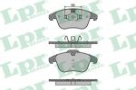 LPR 05P1486 Колодки тормозные дисковые CITROEN C5 1.6-2.0 08- передние (425403)