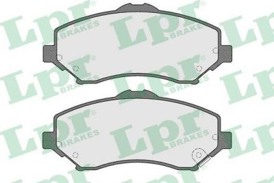 LPR 05P1549 Колодки тормозные дисковые CHRYSLER GRAND VOYAGER V (RT), TOWN COUNTRY V (R (24605)