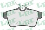 LPR 05P1567 Колодки тормозные дисковые задние Citroen С4 2007-2010 (425446)