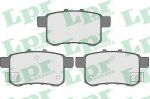LPR 05P1569 Колодки тормозные HONDA ACCORD 2.0-2.4 МКПП 08- задние