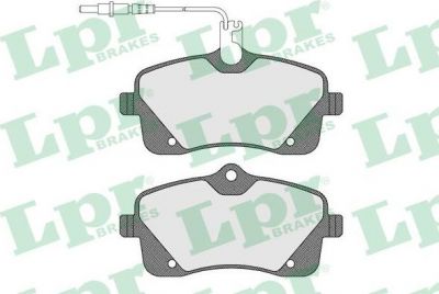 LPR 05P1601 Колодки тормозные передние PEUGEOT 407 08- (425478)