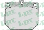 LPR 05P166 комплект тормозных колодок, дисковый тормоз на TOYOTA CORONA Наклонная задняя часть (_T13_)