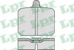 LPR 05P170 комплект тормозных колодок, дисковый тормоз на SKODA 105,120 (744)