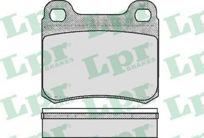 LPR 05P181 Колодки тормозн. задние MB W202 124 201 82-00 61.7X54.4X15.4 (0004209820)