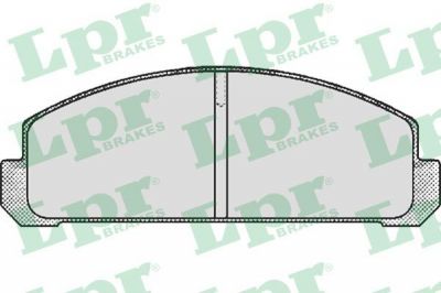 LPR 05P192 комплект тормозных колодок, дисковый тормоз на MAZDA 323 I (FA)