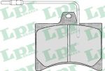 LPR 05P195 комплект тормозных колодок, дисковый тормоз на PEUGEOT 104