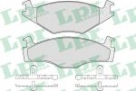 LPR 05P224 Колодки тормозные передние VW GOLF JETTA PASSAT 76-91 (321698151J)