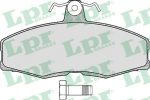 LPR 05P234 Колодки тормозные дисковые SKODA FELICIA 94>01/FORD SIERRA 82>93 передние (571540)