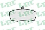 LPR 05P261 Колодки тормозные дисковые, FORD TRANSIT (RTC3348)