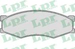 LPR 05P264 Колодки тормозные дисковые NISSAN BLUEBIRD/SERENA 1.6-2.0 86- передние (572312)
