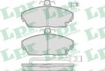LPR 05P339 Колодки тормозные дисковые HONDA LEGEND 2.5 86-88/ROVER 800 2.0 86-99 передние с датч. (572311J)