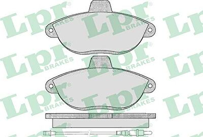 LPR 05P346 Колодки тормозные дисковые CITROEN JUMPY 95-/PEUGEOT 806/EXPERT 96- передние (425151)