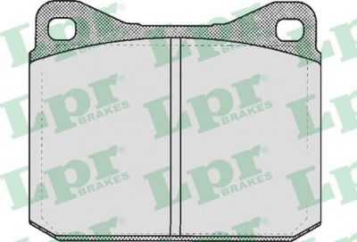 LPR 05P401 Колодки тормозные дисковые VOLKSWAGEN LT28-35/LT40-55 75-96 передние (571255)
