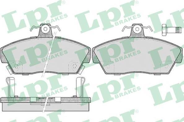 LPR 05P429 Колодки тормозные дисковые пер с датч ROVER 400(571437J) (GDB497)