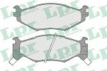 LPR 05P454 Колодки тормозные дисковые CHRYSLER LE BARON 2.2-3.0 86-96/VOYAGER 2.5-3.3 84-95 передние (4423812)