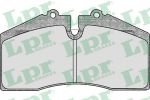 LPR 05P466 комплект тормозных колодок, дисковый тормоз на PORSCHE 911 кабрио (993)
