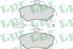 LPR 05P495 Колодки тормозные дисковые перед. VAG Golf III/Vento 2,0/2,8L 11/91-09/98 357698151C/8DO698151A/3A0698151 (571856)