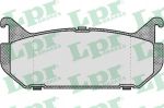 LPR 05P512 Колодки тормозные дисковые зад MAZDA 626 92->(572161J) (GAYE2643ZA)