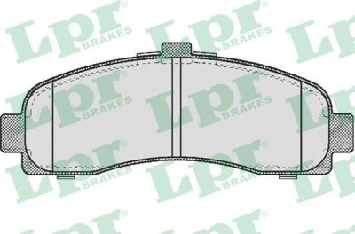 LPR 05P539 Колодки тормозные дисковые NISSAN MICRA 1.0-1.5D 92-03 передние (410606F626)