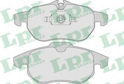 LPR 05P814 Колодки тормозные пер SIGNUM VECTRA 02- (93172950)