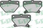 LPR 05P836 Колодки тормозные дисковые TOYOTA CELICA 99-/COROLLA 00-/PRIUS 1.5 00-/YARIS 99- задние (0446652060)