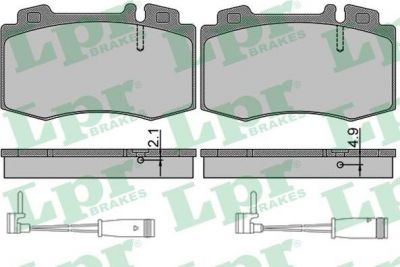 LPR 05P849A Колодки тормозные дисковые передние MERCEDES-BENZ E-Class W211 2002-2008 (0044209020)