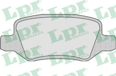 LPR 05P850 Колодки тормозные задние MB W168 W169 W245 W414 VANEO (1694200420)