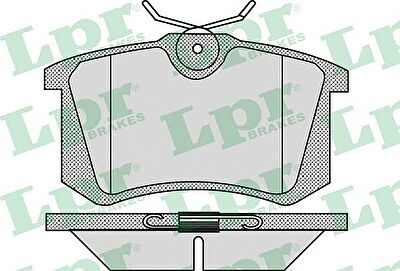 LPR 05P868 Колодки тормозные задние AUDI 95> VW 92>05 (4D0698451C)