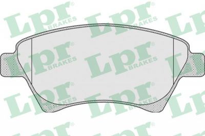 LPR 05P911 Колодки тормозные дисковые RENAULT MEGANE II/SCENIC II передние (7701208122)