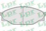 LPR 05P927 Колодки тормозные дисковые TOYOTA HIACE 89-95/HILUX 92-02 передние (572378)
