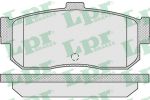LPR 05P929 Колодки тормозные дисковые NISSAN ALMERA 95-/MAXIMA 95-/PRIMERA 90-98/SUNNY 87-95 задние (4406087N90)