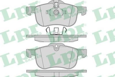 LPR 05P952 Колодки тормозные дисковые ROVER 75 1.8-2.5 99- передние (SFP100511)