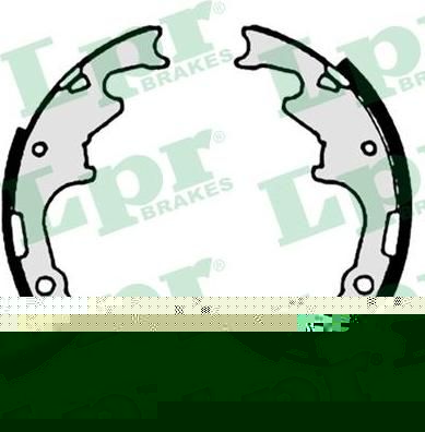 LPR 07240 07240 Барабанная тормозная колодка
