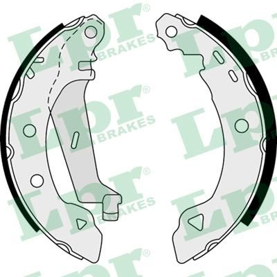 LPR 07530 комплект тормозных колодок на FIAT PUNTO (176)