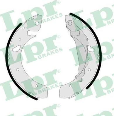 LPR 07850 Колодки тормозные барабанные TOYOTA AVENSIS 1.6-2.0D 97-03 228X35mm (0449505020)