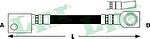 LPR 6T46152 Шланг тормозной 350mm пер KADETT E (F07203)
