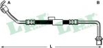 LPR 6T46217 Шланг тормозной FORD TRANSIT 85-92 m10x1-Banjo 430mm (6577423)