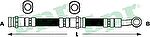 LPR 6T46360 тормозной шланг на NISSAN 100 NX (B13)