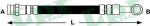 LPR 6T46466 тормозной шланг на NISSAN PATROL III/2 Hardtop (K260)