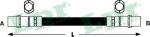 LPR 6T46584 Шланг тормозной M10x1x295mm пер A4