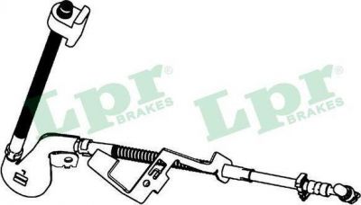 LPR 6T47990 тормозной шланг на PEUGEOT 407 SW (6E_)