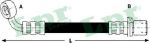 LPR 6T48257 Шланг тормозной TOYOTA LAND CRUISER 100 (90947-02A10)