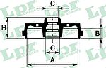 LPR 7D0239 Барабан тормозной AUDI 100 -91 80 91-95 230mm (443501615A)