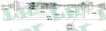 LPR C0155C трос, управление сцеплением на PEUGEOT 206 SW (2E/K)